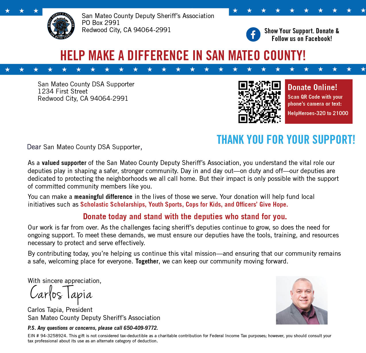 Donation Letter